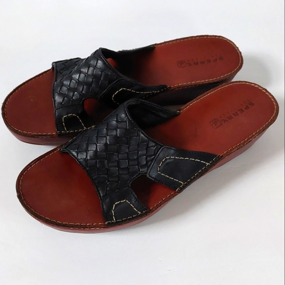 Sperry Topsider Woven Platform Women's Sandel Slides
